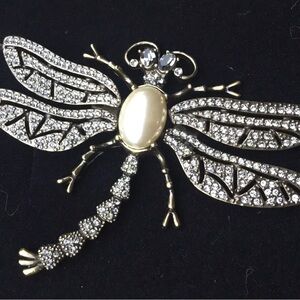 Heidi Daus dragonfly trembler brooch